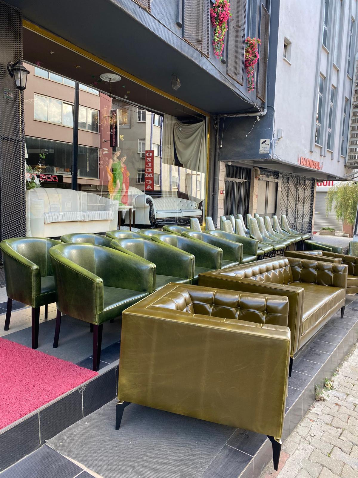 3A MOBİLYA HAKİKİ İTALYAN DERİ LİCESTER KOLTUK TAKIMI 3+1+1