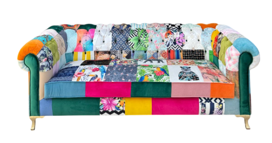 3A MOBİLYA HAVANA PATCHWORK CHESTERFIELD
