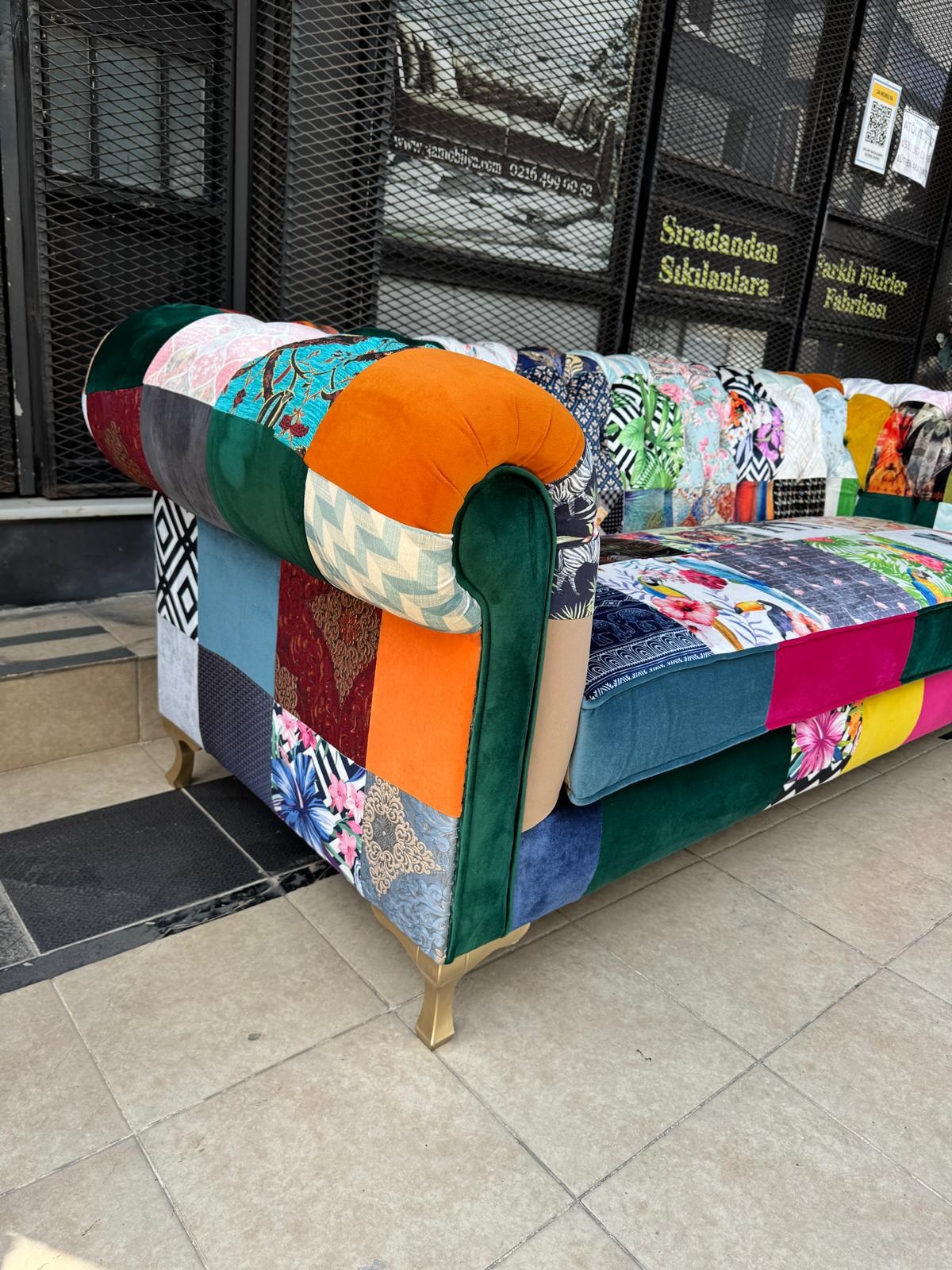 3A MOBİLYA HAVANA PATCHWORK CHESTERFIELD