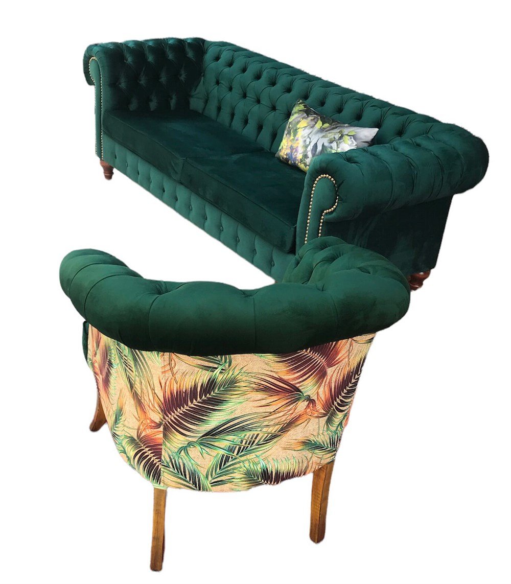 3A MOBİLYA İCON CHESTERFİELD  BERJER 