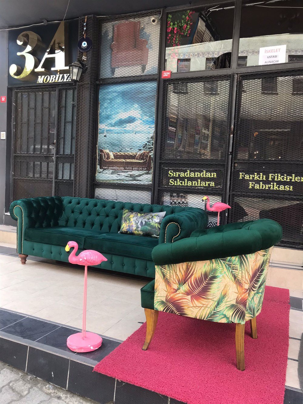 3A MOBİLYA İCON CHESTERFİELD  BERJER 