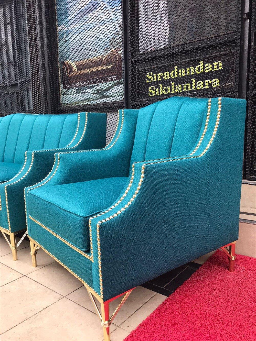 3A MOBİLYA İCON DİLİMLİ KANEPE + BERJER 3+1 