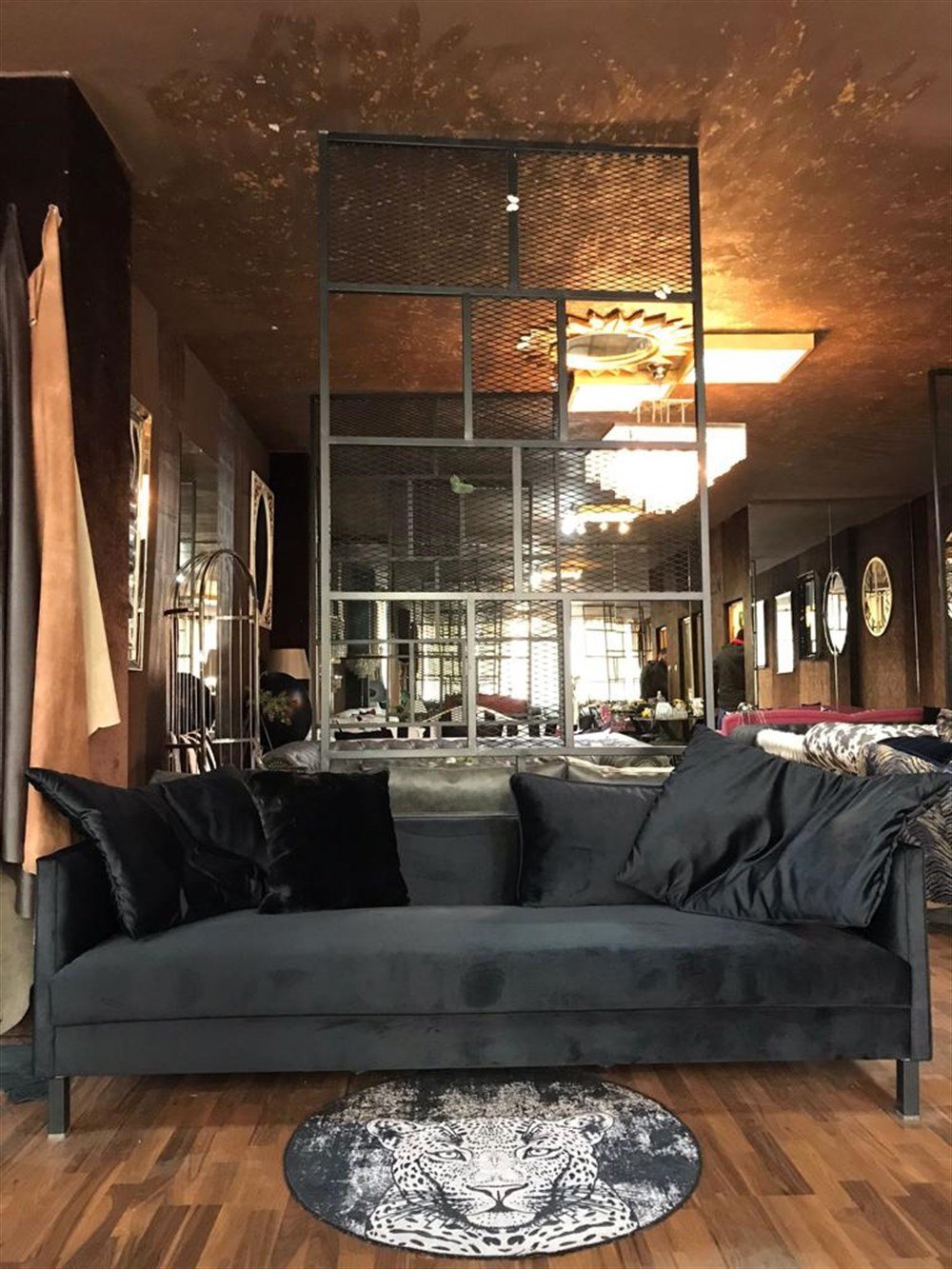 3A MOBİLYA İTALİAN DESİGN BLACK KANEPE