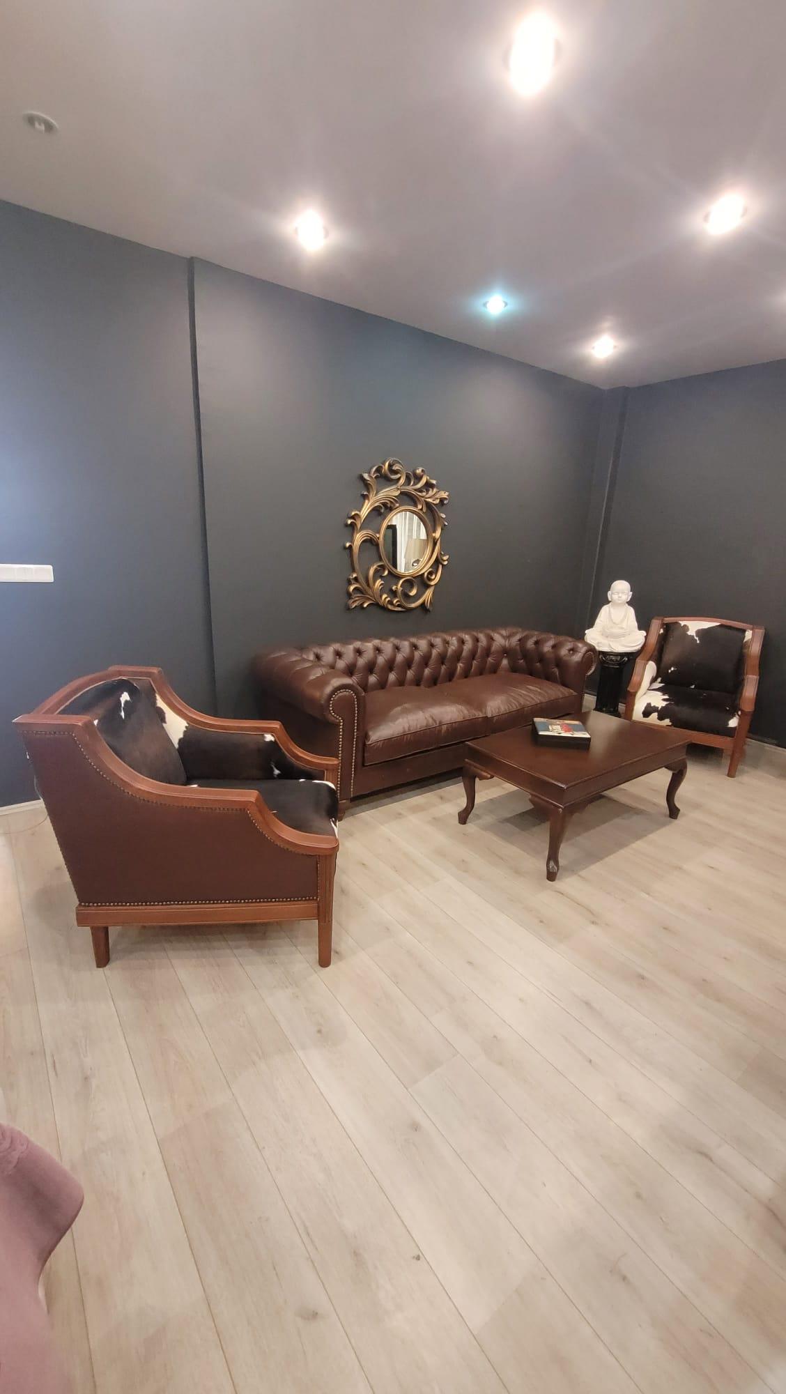 3A MOBİLYA İTALYAN HAKİKİ DERİ TEXAS CHESTERİELD TAKIMI 3+1+1