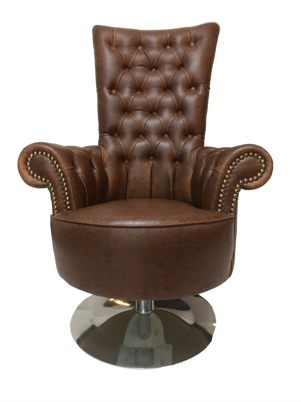 3A Mobilya Kapitone Döner Berjer