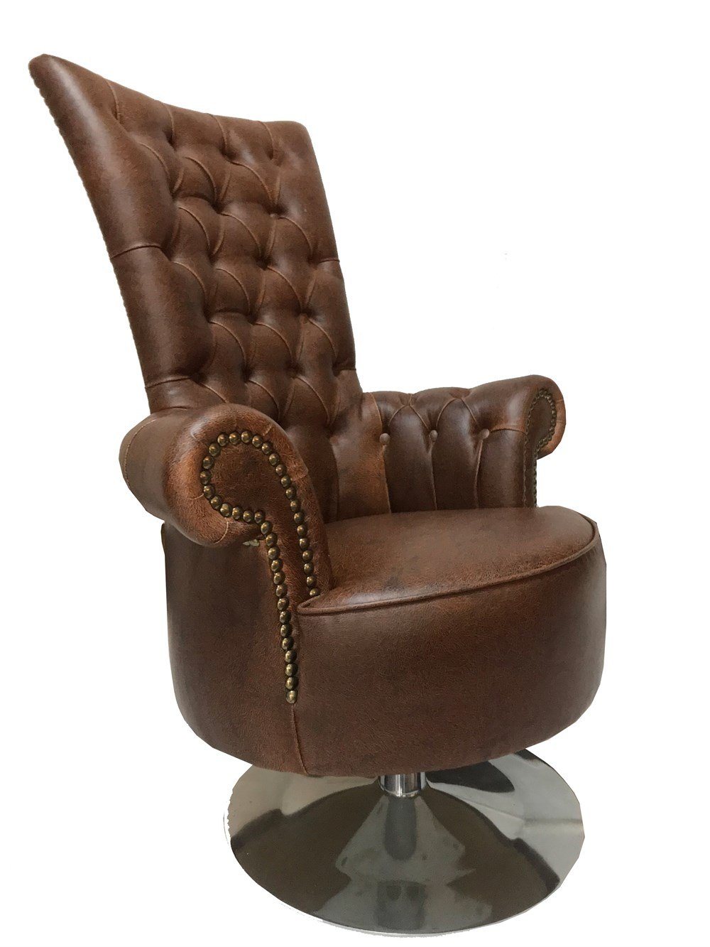 3A Mobilya Kapitone Döner Berjer