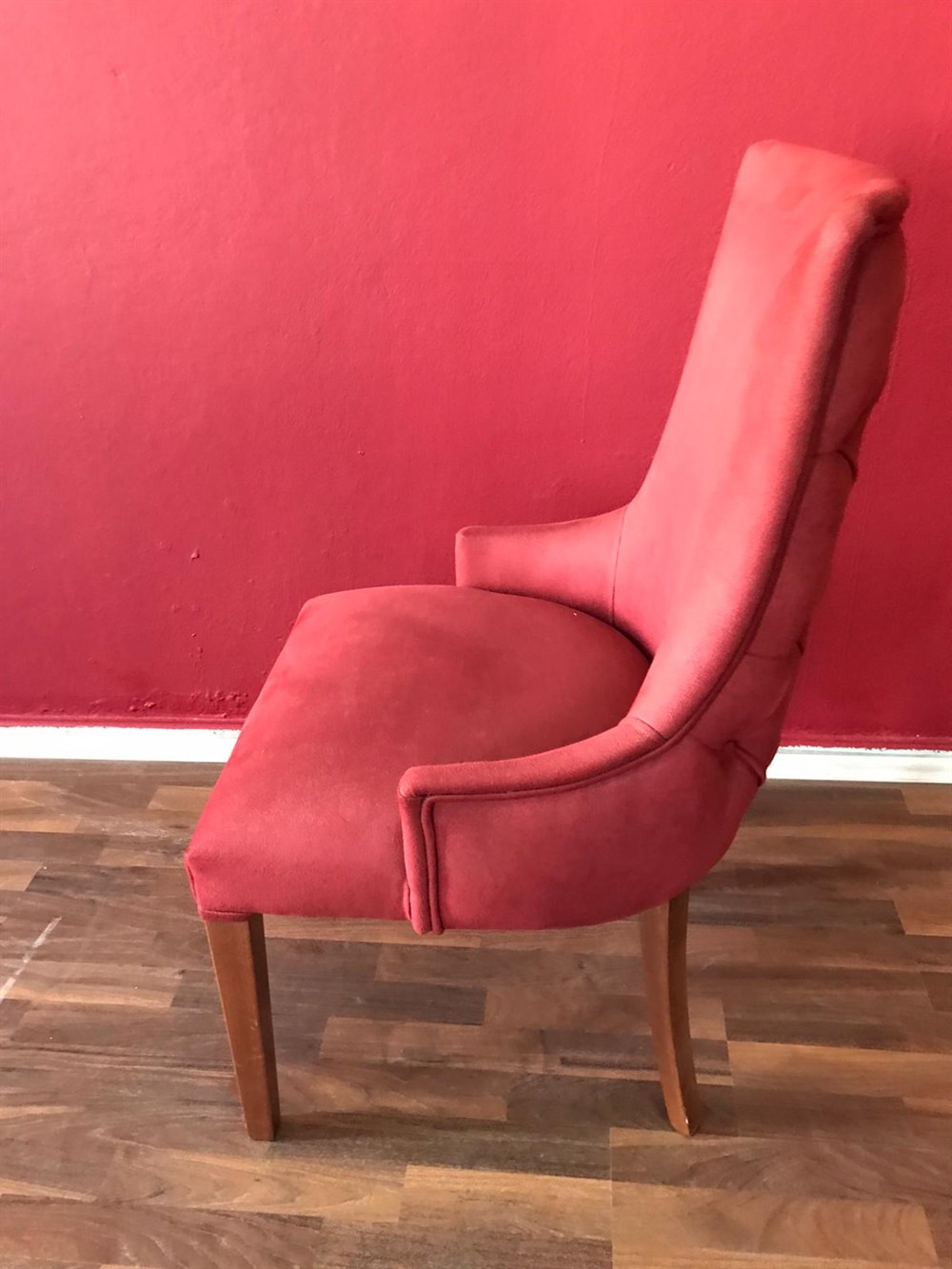 3A MOBİLYA KAPİTONE RED SANDALYE 