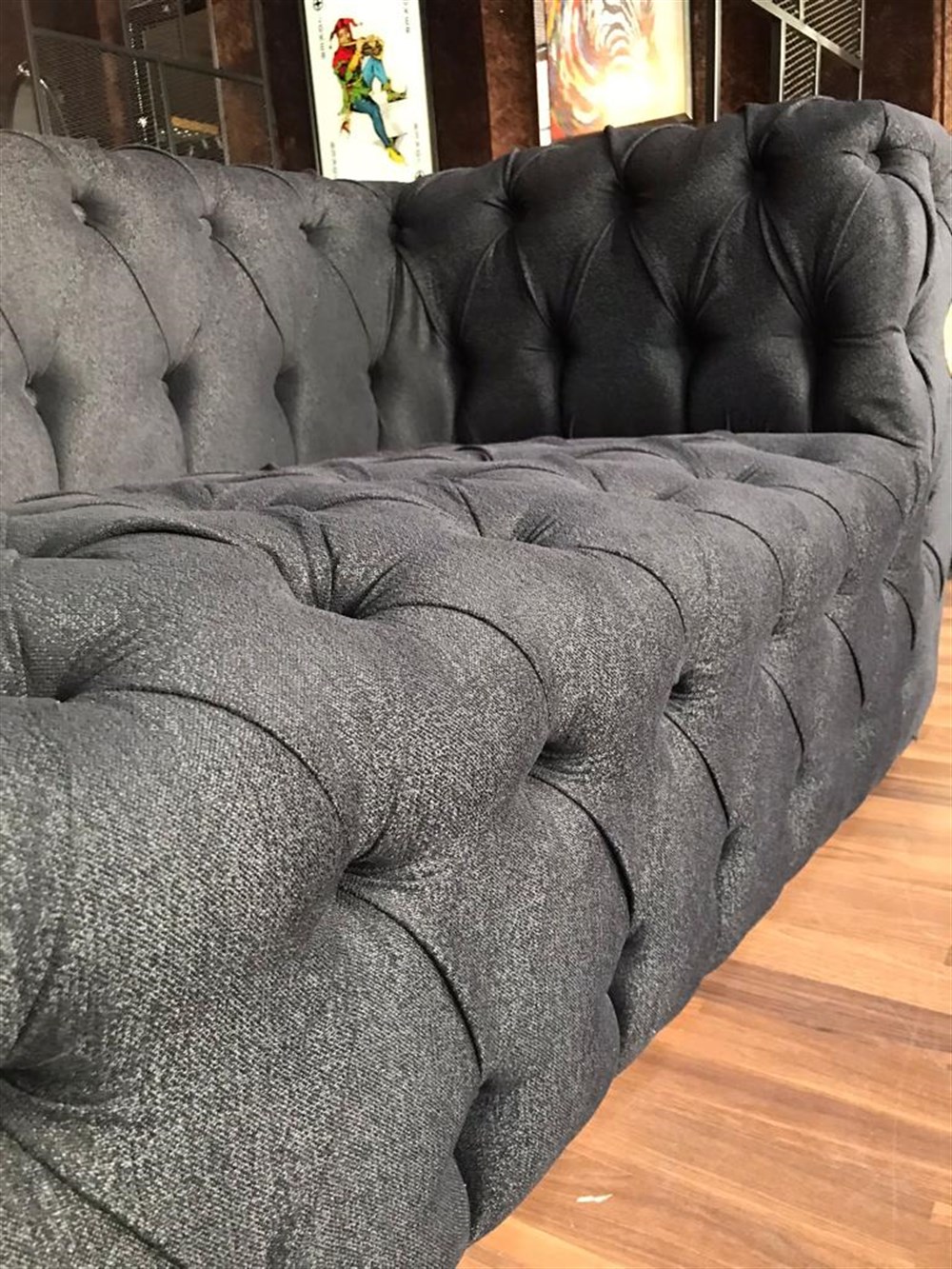 3A MOBİLYA KETEN BAXTER KANEPE 