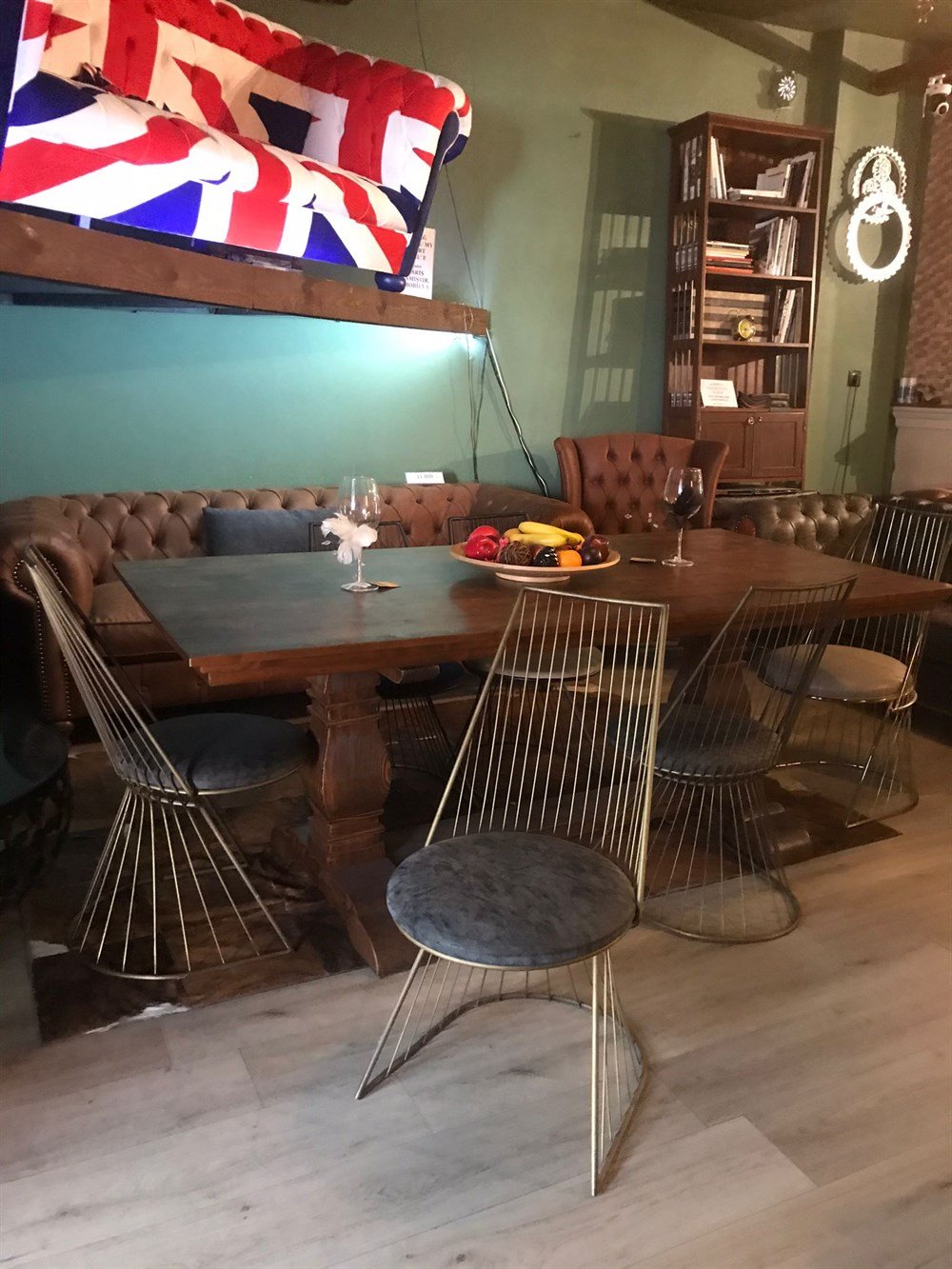 3A MOBİLYA LADİN AĞACI VALERİE MASA TAKIMI