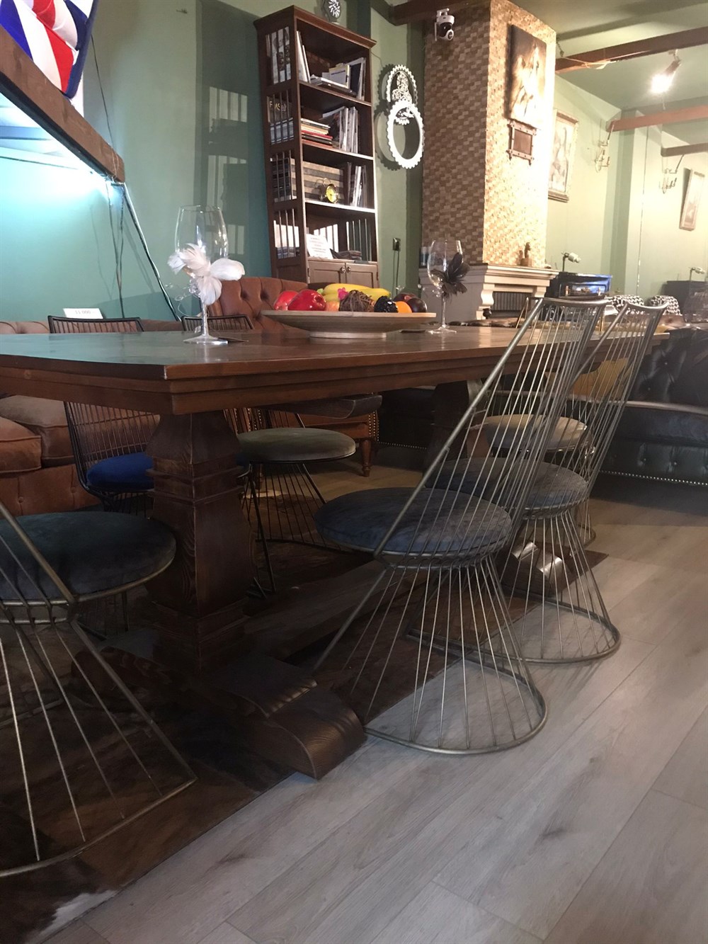 3A MOBİLYA LADİN AĞACI VALERİE MASA TAKIMI