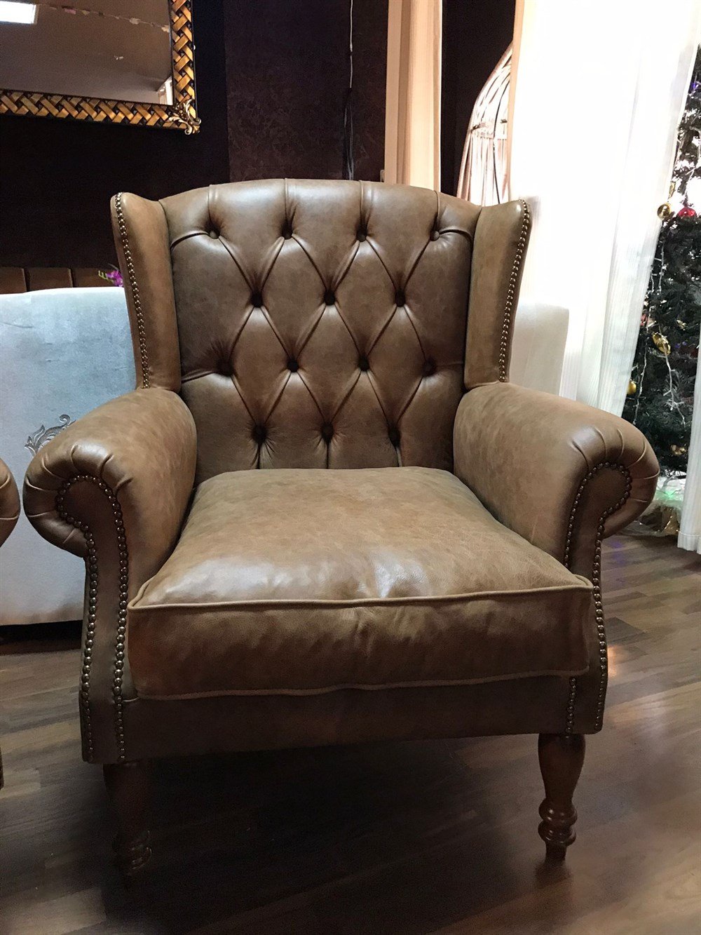 3A MOBİLYA LANCHESTER HAKİKİ DERİ CHESTER TAKIMI 3+3+1+1+1+1