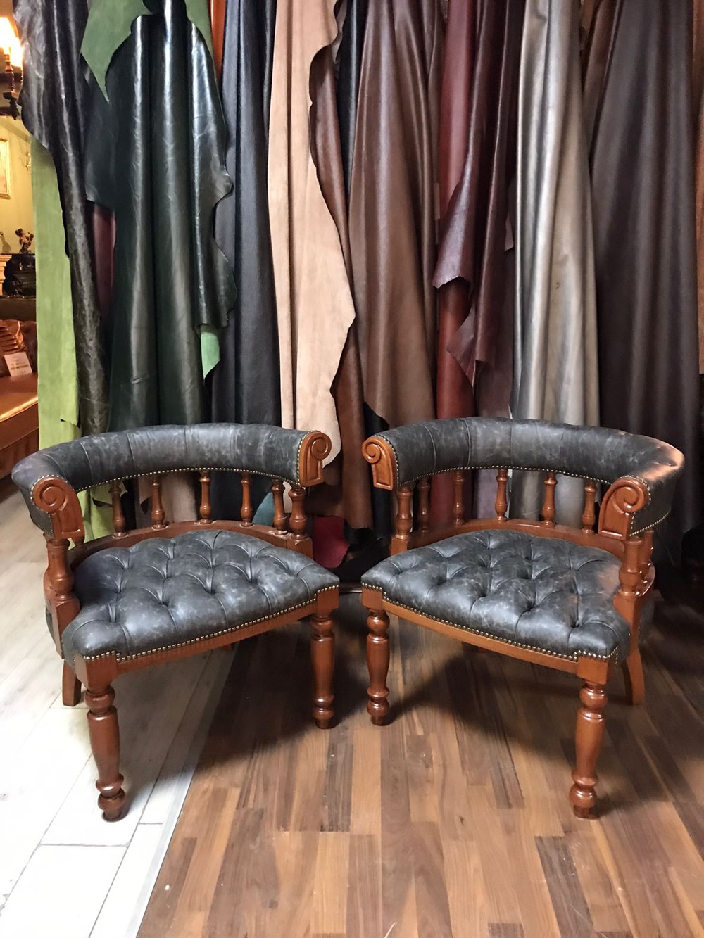 3A MOBİLYA LANCHESTER HAKİKİ DERİ CHESTER TAKIMI 3+3+1+1+1+1