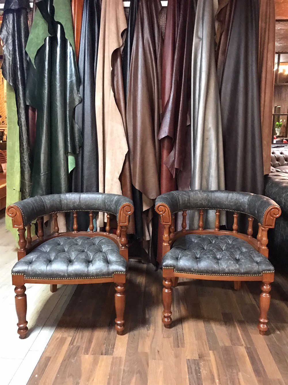 3A MOBİLYA LANCHESTER HAKİKİ DERİ CHESTER TAKIMI 3+3+1+1+1+1