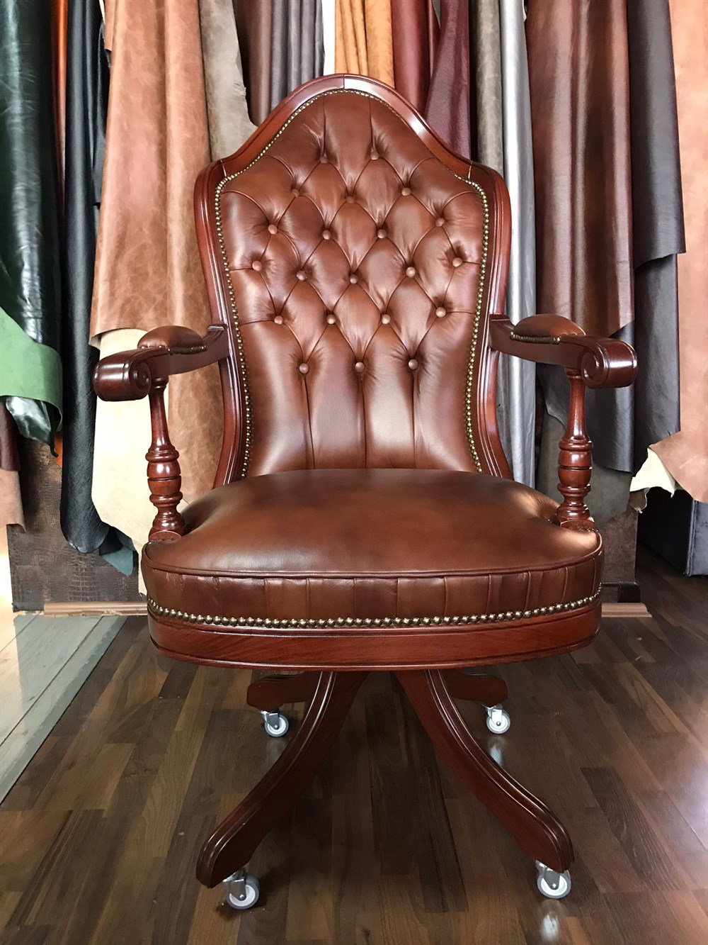 3A MOBİLYA LAWYER PREMİUM OFFİCE BROWN MAKAM KOLTUĞU