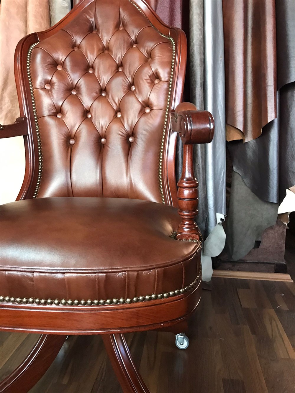 3A MOBİLYA LAWYER PREMİUM OFFİCE BROWN MAKAM KOLTUĞU