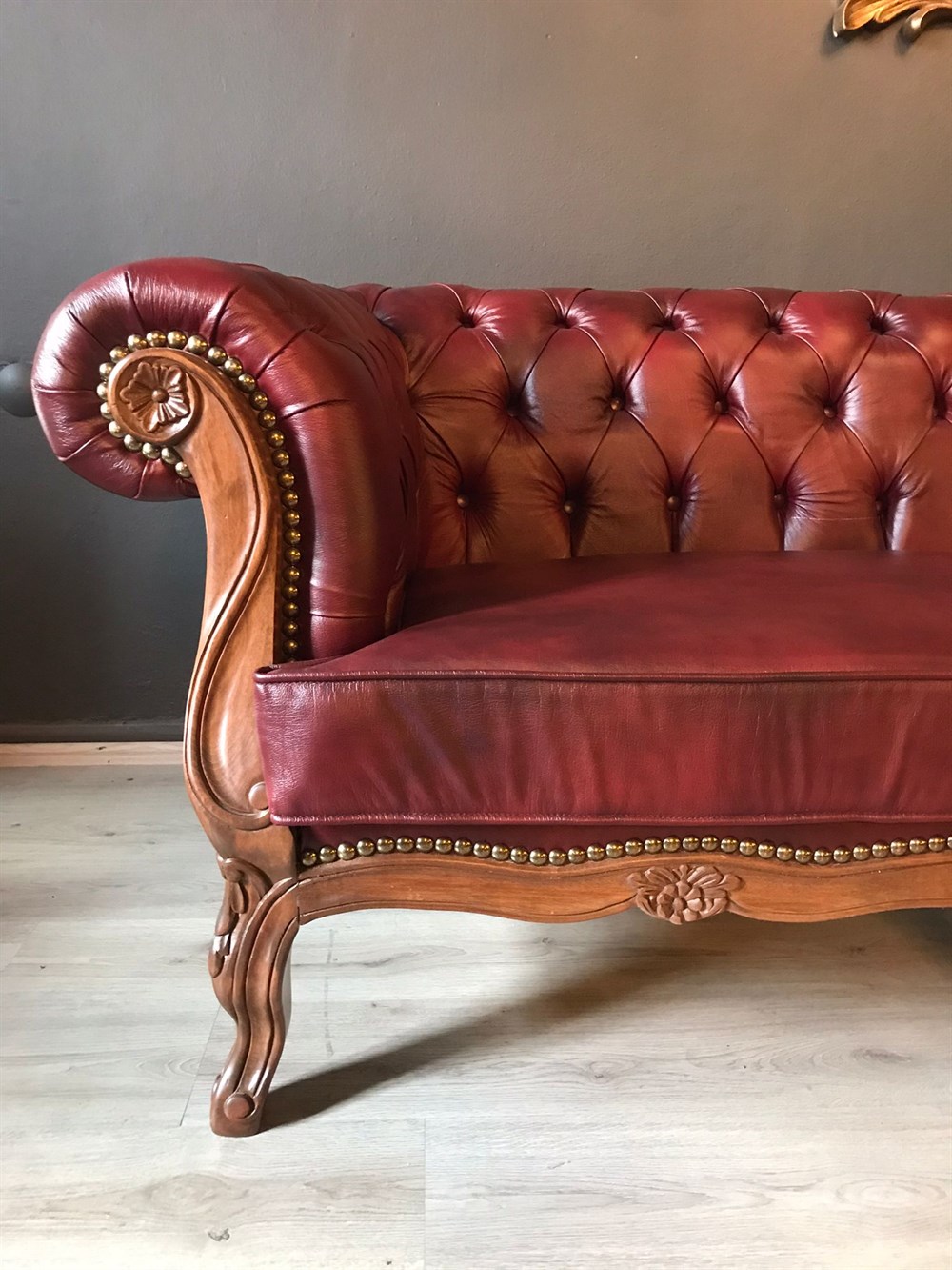 3A MOBİLYA LE NOUVEAU HAKİKİ DERİ CHESTERFİELD 