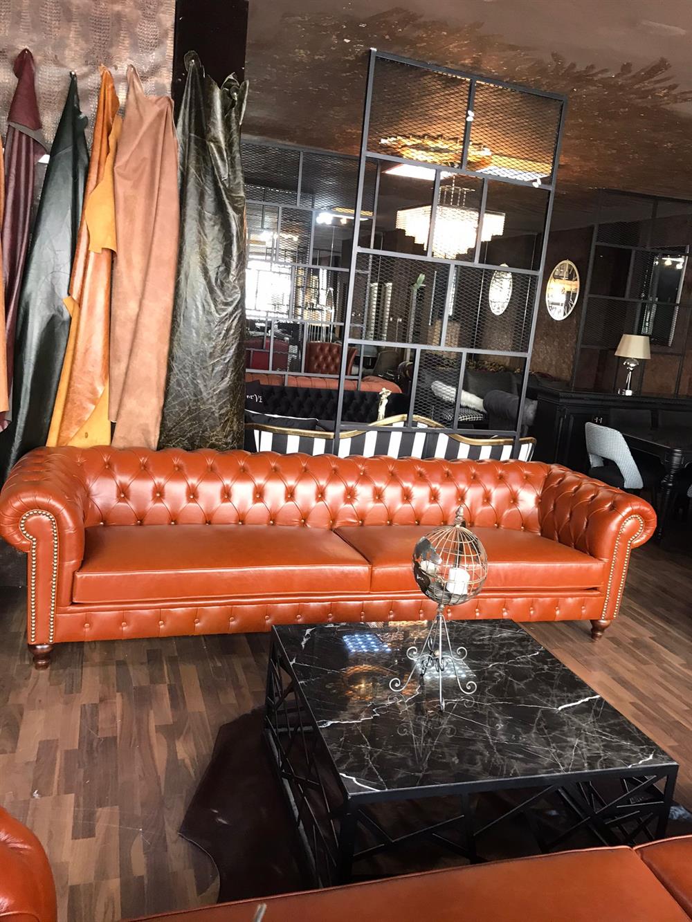 3A MOBİLYA LEİCESTER CHESTERFIELD TAKIMI 3+3+1+1