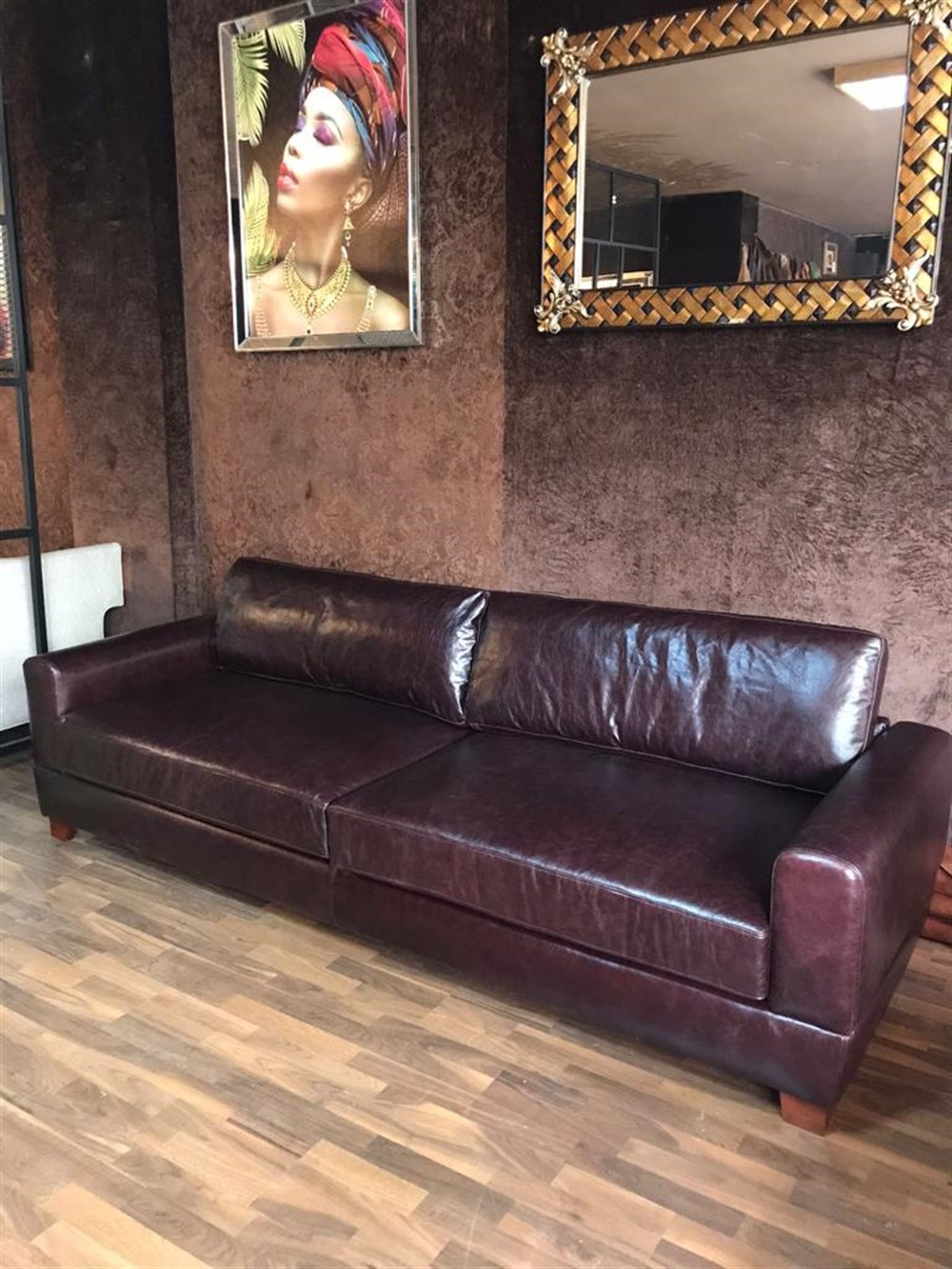 3A MOBİLYA LONDON HAKİKİ DERİ KANEPE 