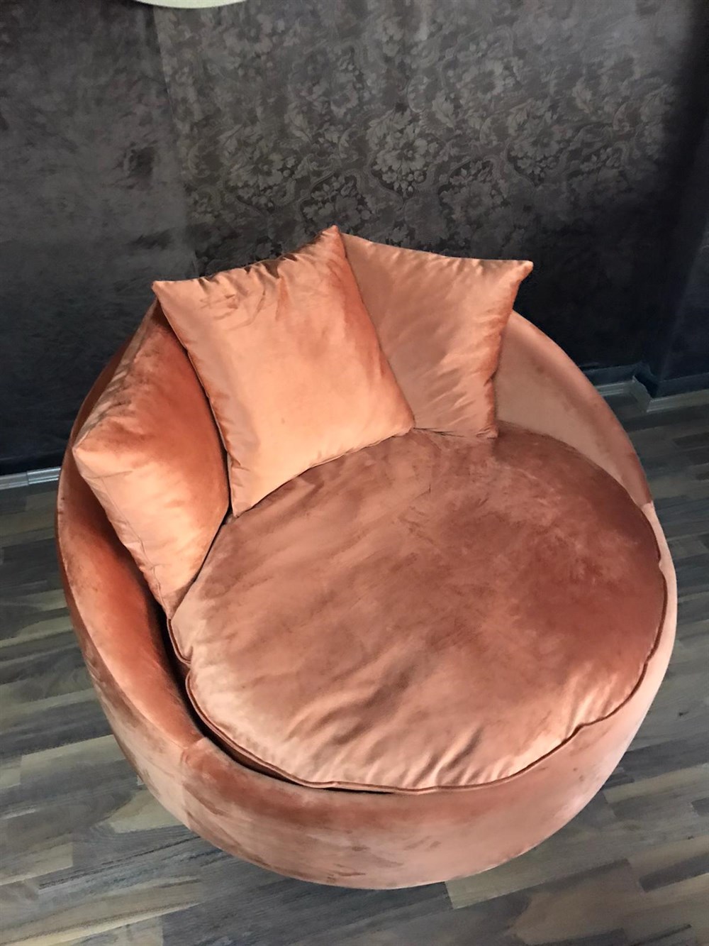 3A MOBİLYA LOVELY ORANGE DÖNER BERJER