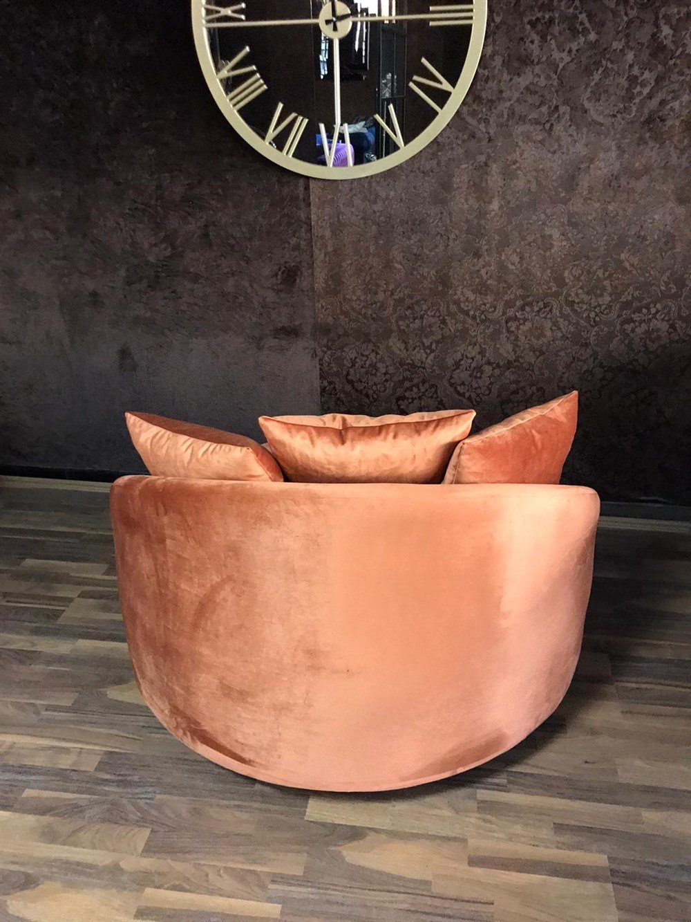 3A MOBİLYA LOVELY ORANGE DÖNER BERJER