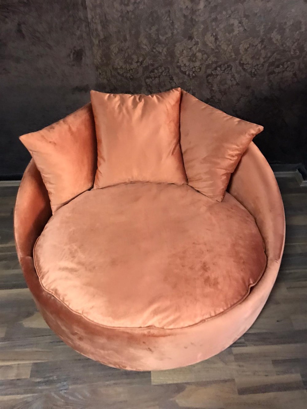 3A MOBİLYA LOVELY ORANGE DÖNER BERJER