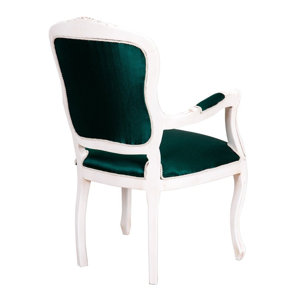 3A Mobilya Luxory Green El Oyması Berjer Yeşil