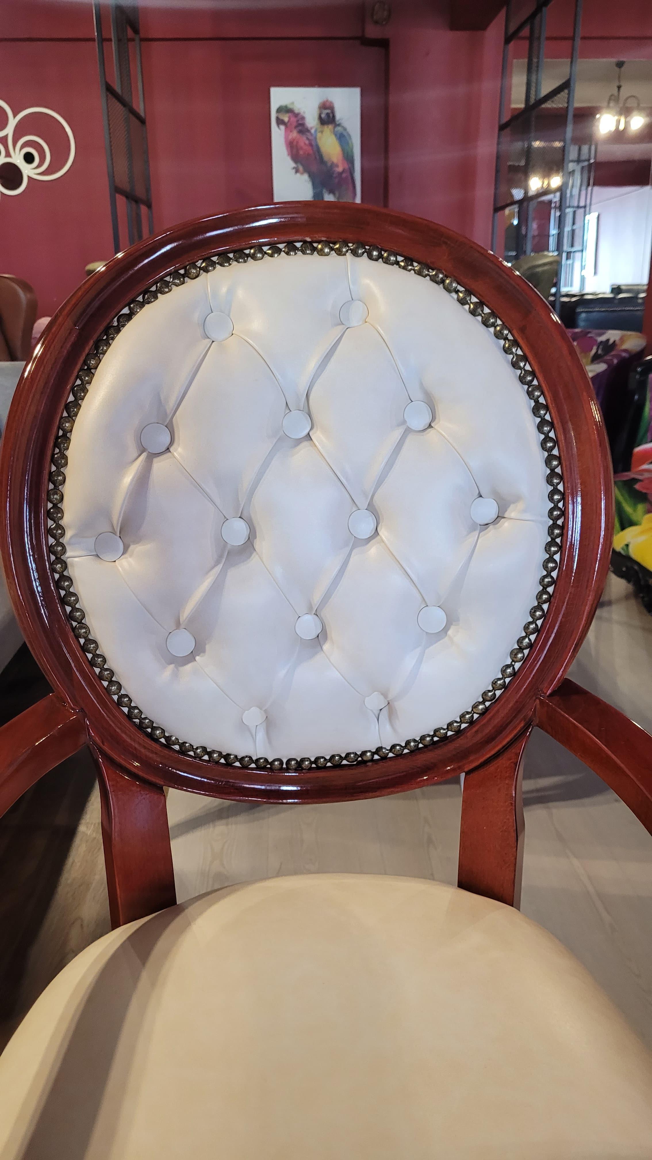 3A MOBİLYA MADALYON KOLLU SANDALYE