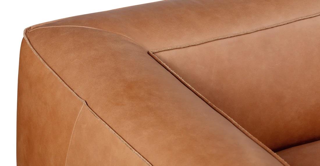 3A MOBİLYA MANDRAS HAKİKİ DERİ MODERN KANEPE 