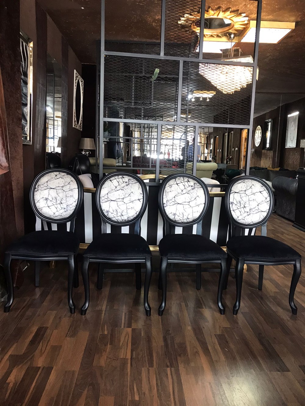 3A MOBİLYA MARBLE MADOLYON SANDALYE