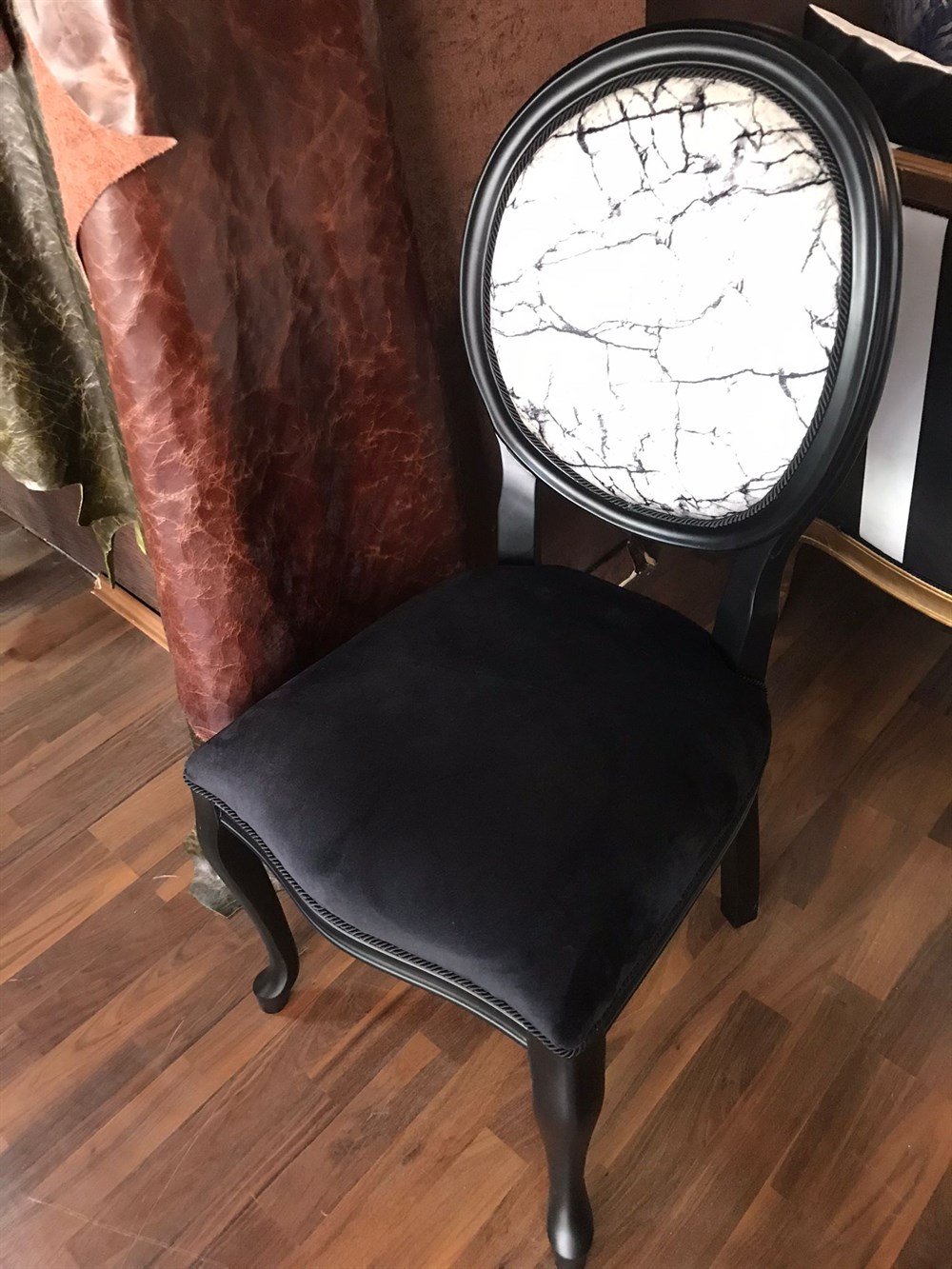 3A MOBİLYA MARBLE MADOLYON SANDALYE