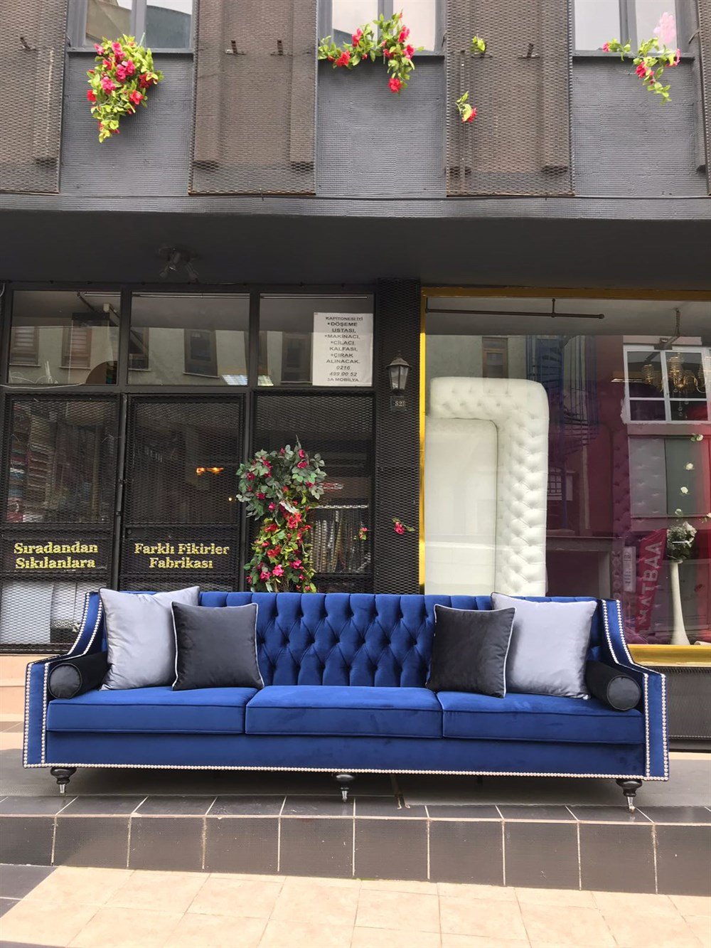 3A MOBİLYA MODERN CHETSER - BLUE