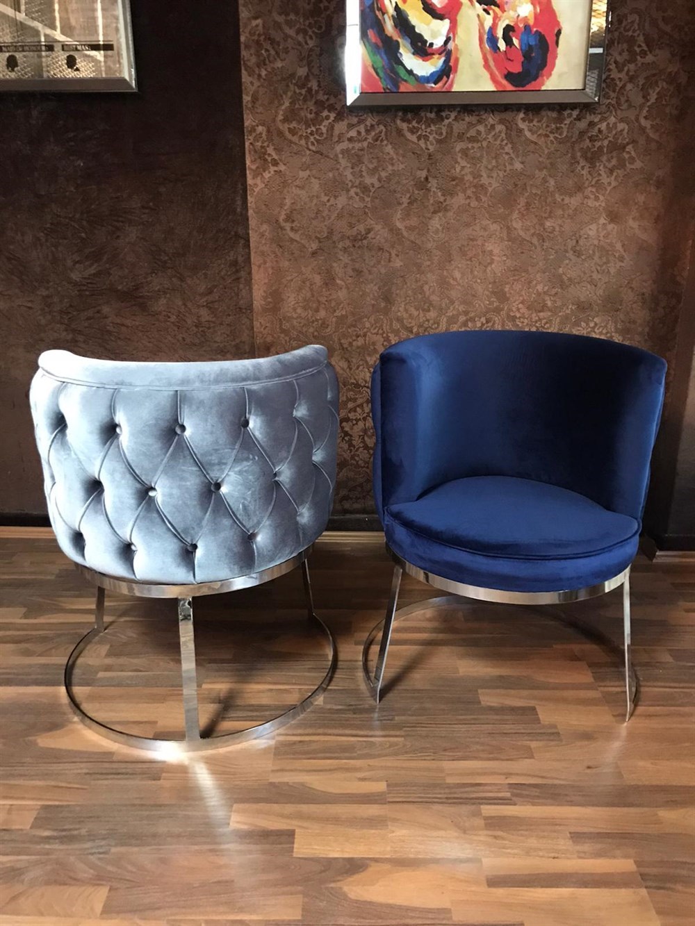 3A Mobilya Modern Silver Berjer 