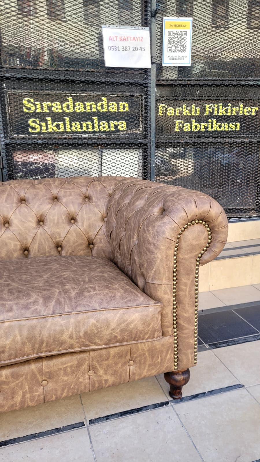 3A MOBİLYA NEW DEGRADE CHESTERFİELD 