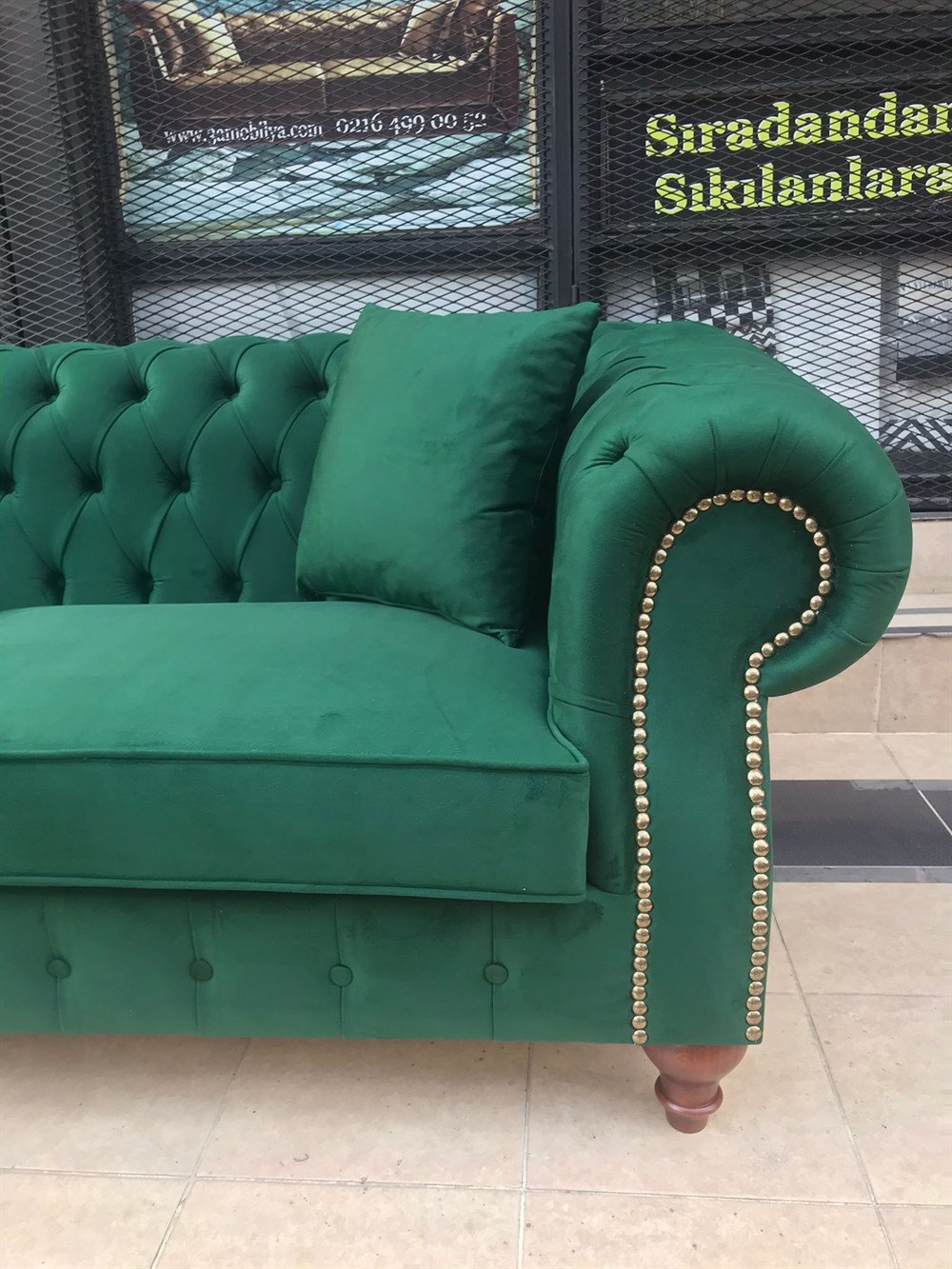 3A MOBİLYA NEW EMERALD CHESTERFİELD 