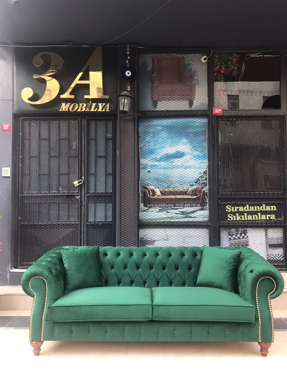 3A MOBİLYA NEW EMERALD CHESTERFİELD 