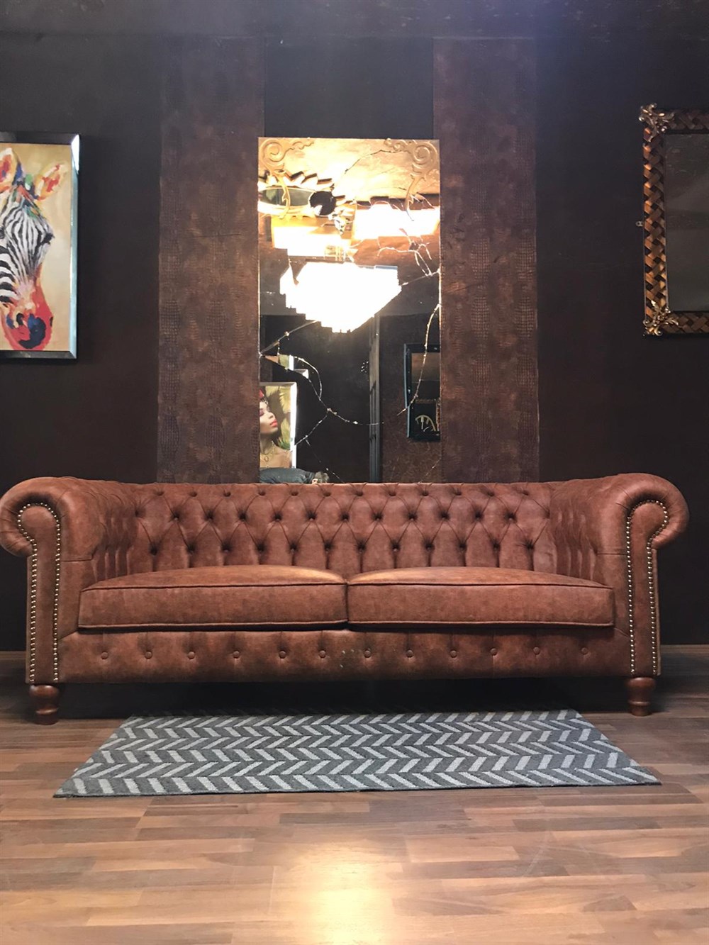 3A MOBİLYA ORENAGE CHESTERFİELD 3+1+1