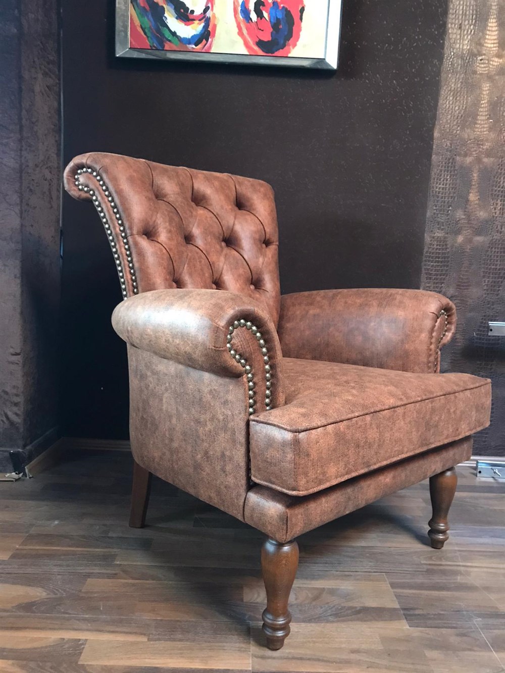 3A MOBİLYA ORENAGE CHESTERFİELD 3+1+1