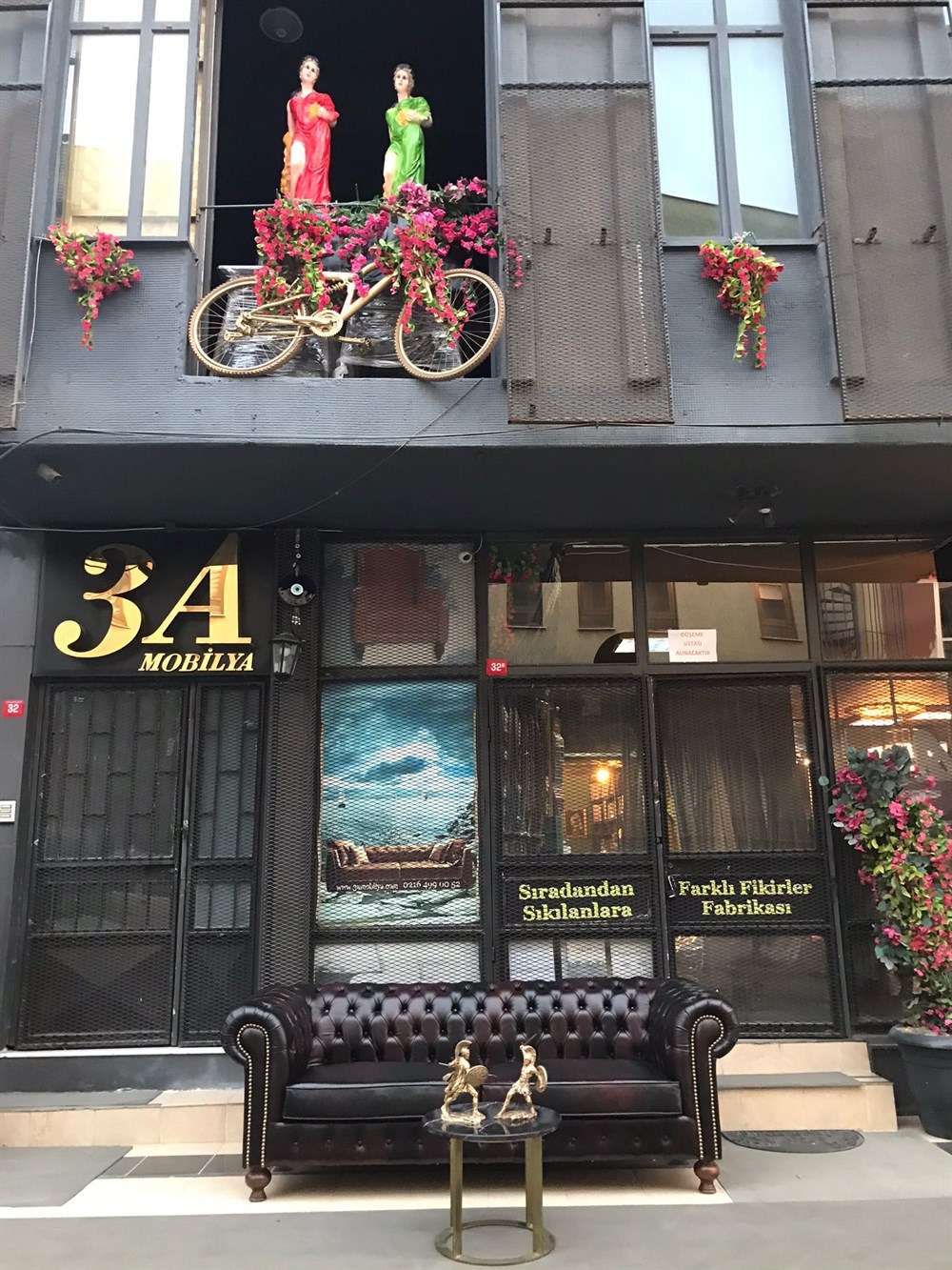 3A MOBİLYA ORLANDO HAKİKİ DERİ CHESTERFİELD