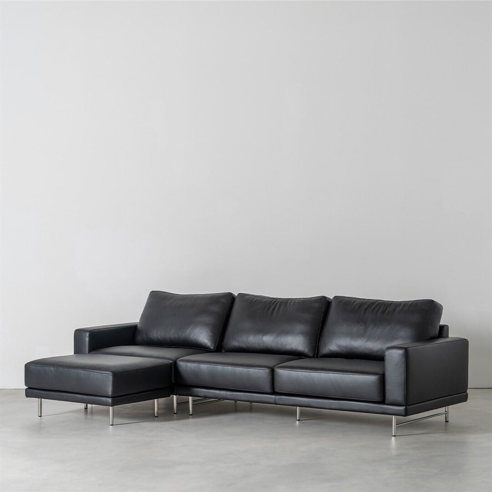 3A MOBİLYA OSLO HAKİKİ DERİ L KANEPE 