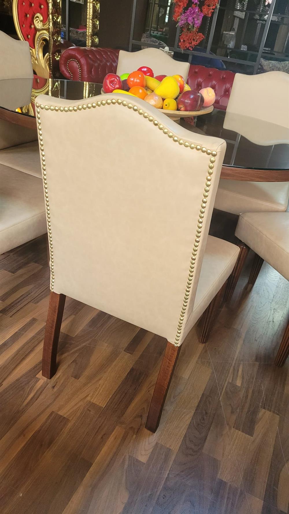 3A MOBİLYA OVAL YEMEK MASASI TAKIMI 