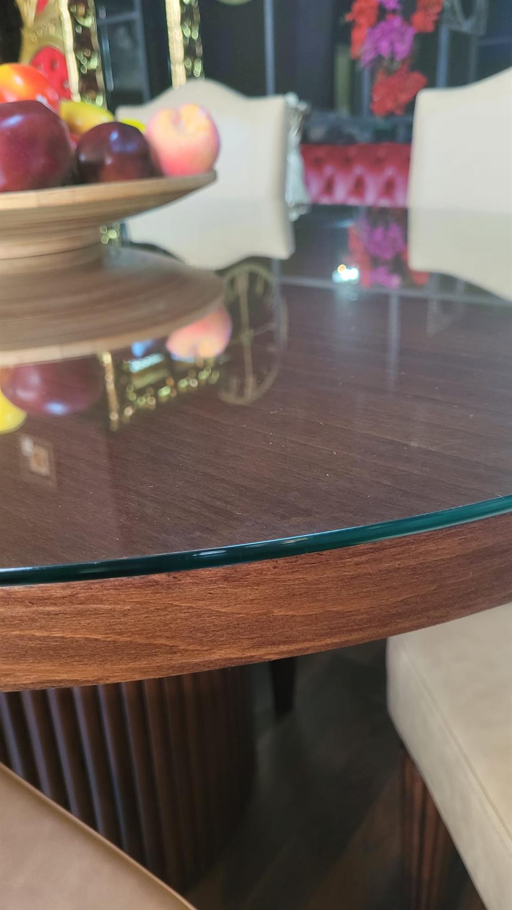 3A MOBİLYA OVAL YEMEK MASASI TAKIMI 