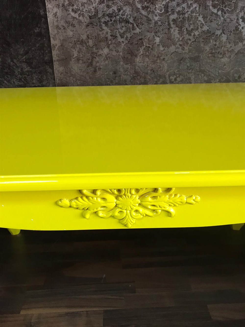 3A Mobilya Oymalı Lükens Ayak Yemek Masası