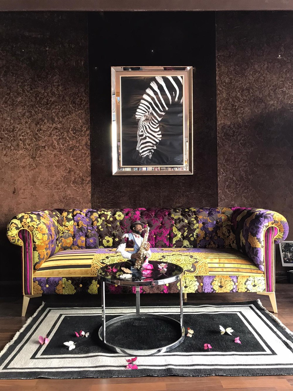 3A MOBİLYA ÖZEL DOKUMA ART CHESTERFİELD