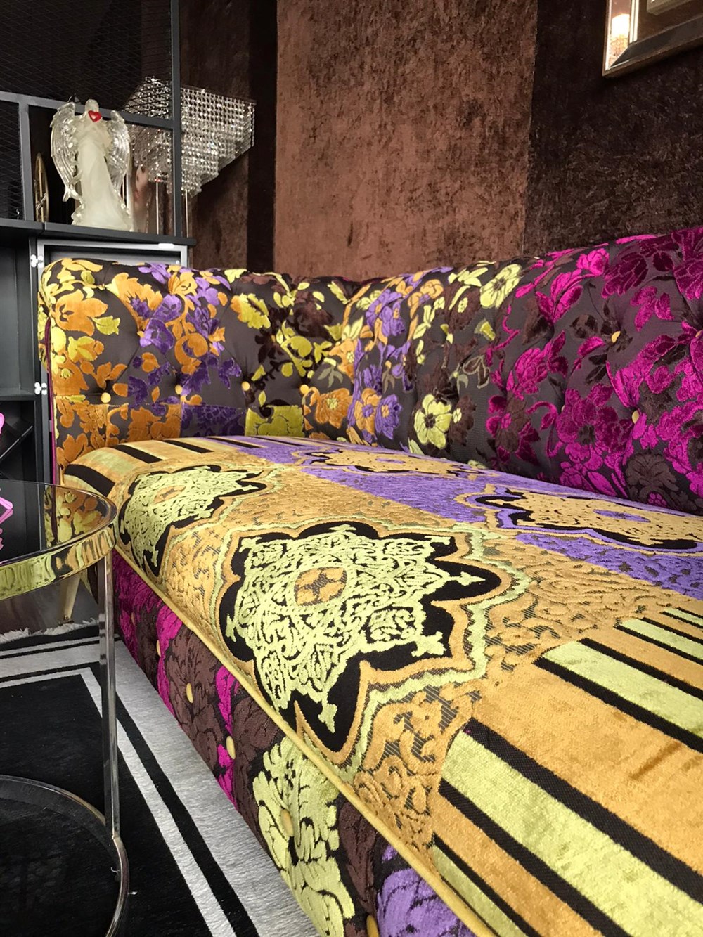 3A MOBİLYA ÖZEL DOKUMA ART CHESTERFİELD