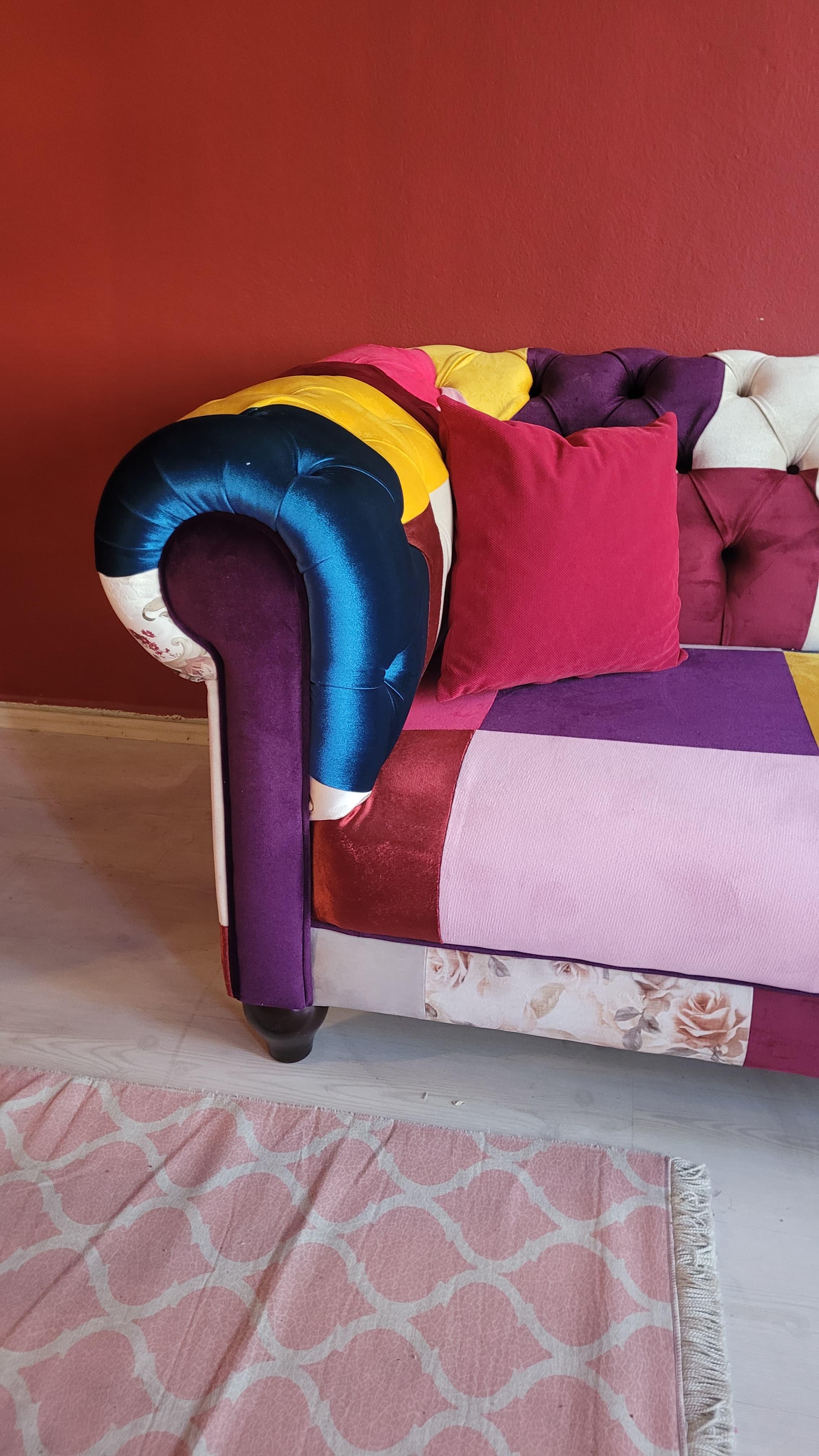 3A MOBİLYA PATCHWORK CHESTERFİELD