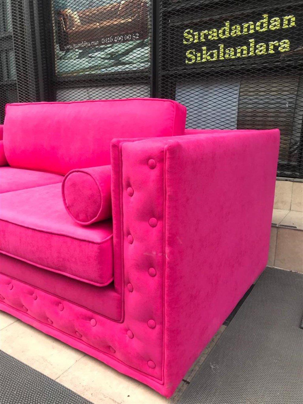3A Mobilya Pink Modern Kanepe