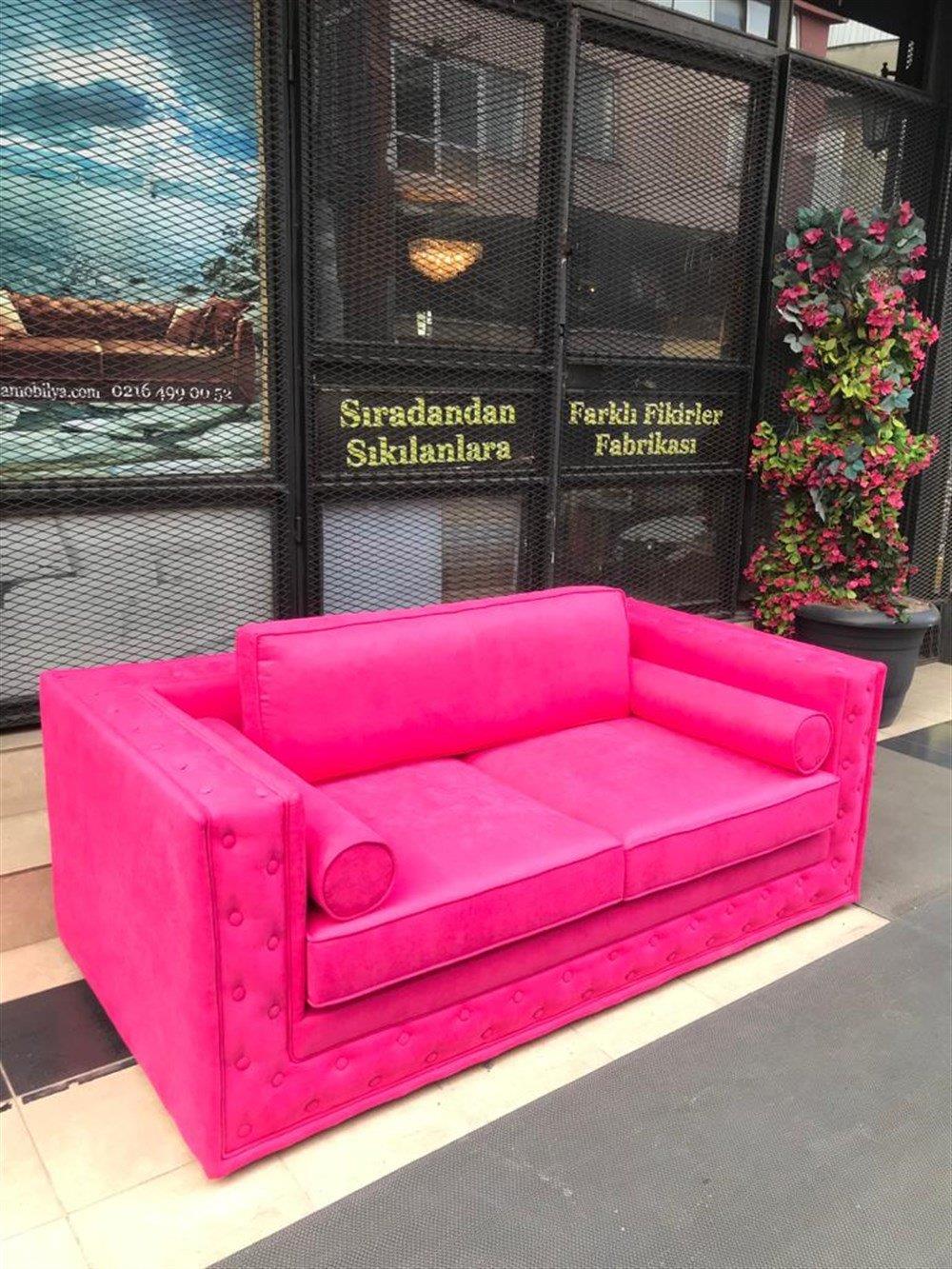 3A Mobilya Pink Modern Kanepe