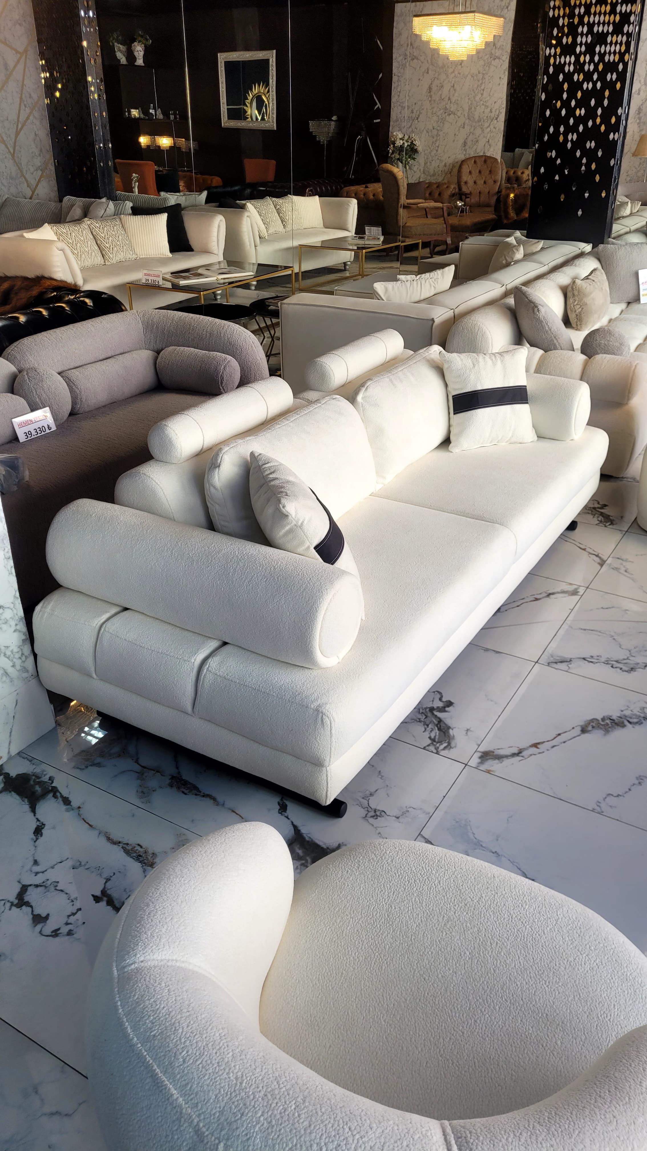 3A MOBİLYA  PİSA YATAKLI  KOLTUK TAKIMI 3+1+1