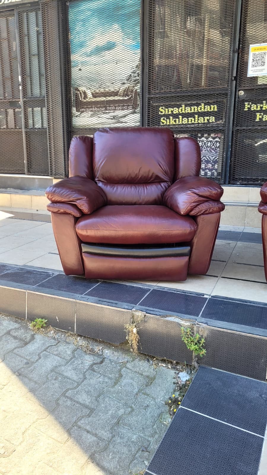 3A MOBİLYA PREMİUM COMFORT HAKİKİ İTALYAN DERİ MEKANİZMALI BERJER 