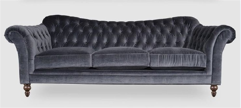 3A MOBİLYA PUDRA PEMBESİ CHESTERFİELD